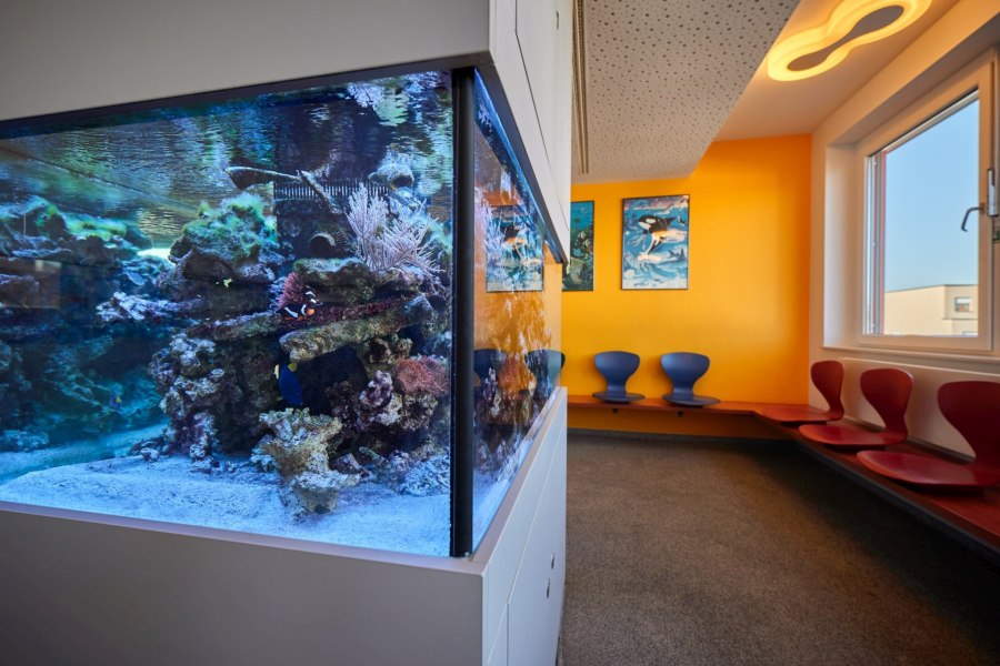 Bilder Praxis VitalCenter Muenster Wartezimmer Aquarium